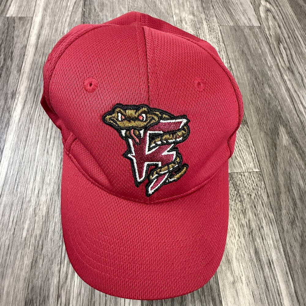OC Sports Youth Red Snake Logo Baseball Cap – Adjustable Strapback